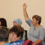 Плановые встречи жителей сёл со специалистами администрации округа прошли в конце июля в Думчево и Шатуново